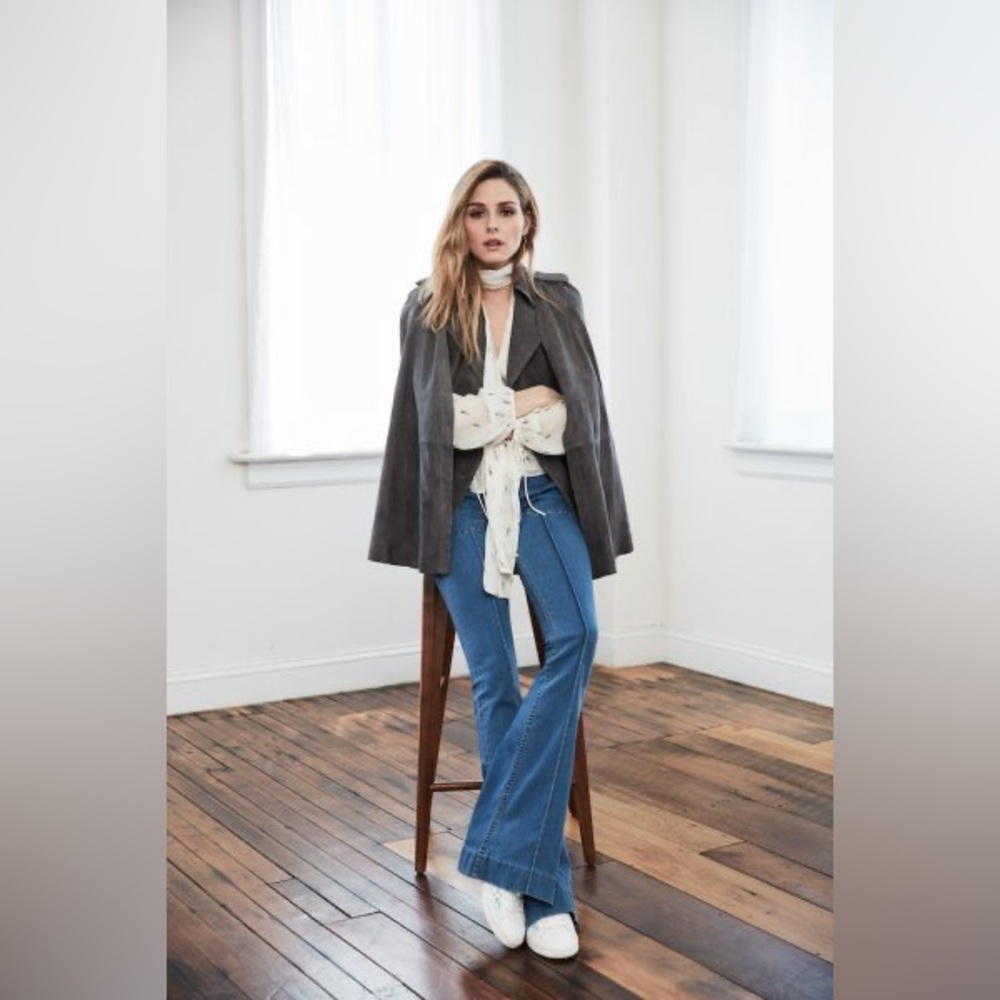 Olivia Palermo Chelsea 28 flared jeans